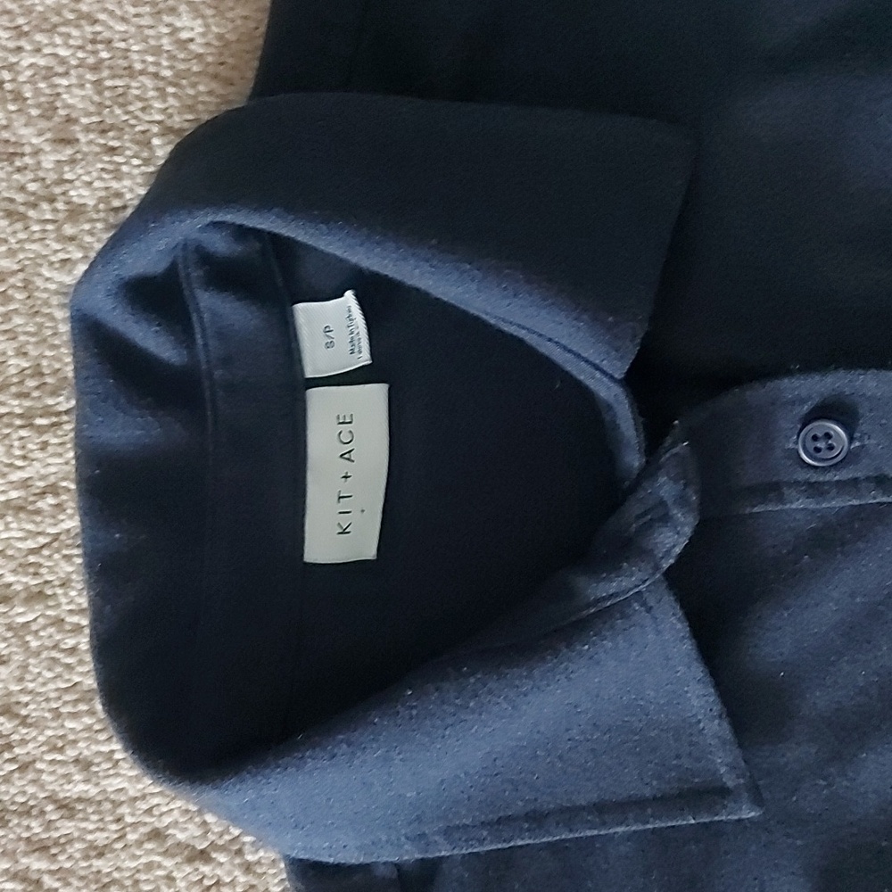 Kit+Ace navy button down shirt - Picture 2 of 6